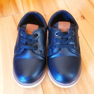 MAX & JAKE toddler boys dress shoes size 8 color black